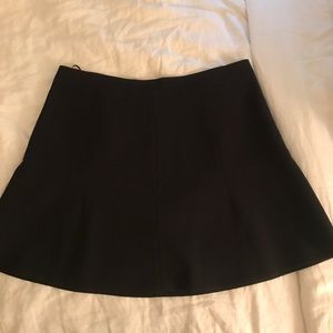 Never worn JCREW black flair skirt SZ 12